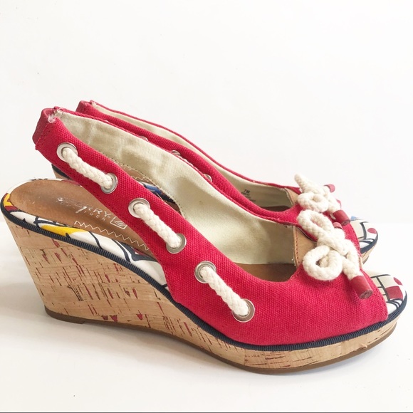 Sperry Top-Sider Southport Wedge Sandals Size 7 - Picture 7 of 10